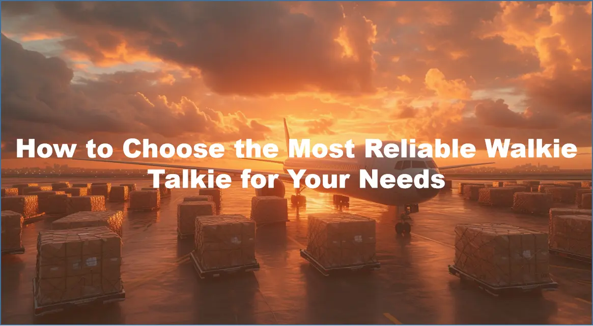 How to Choose the Most Reliable Walkie Talkie for Your Needs