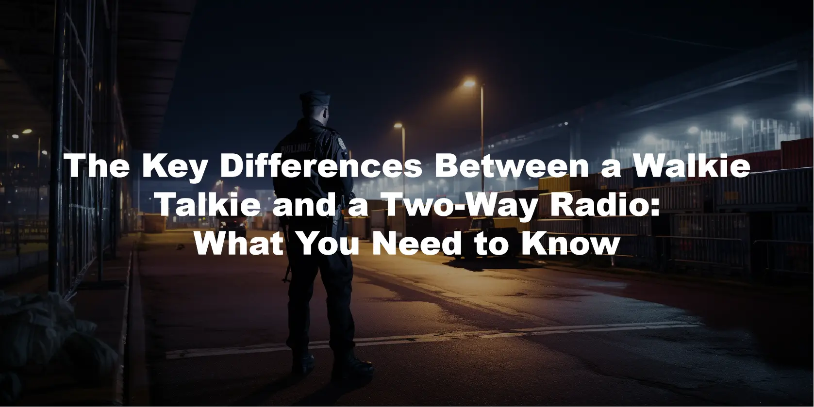 The Key Differences Between a Walkie Talkie and a Two-Way Radio: What You Need to Know
