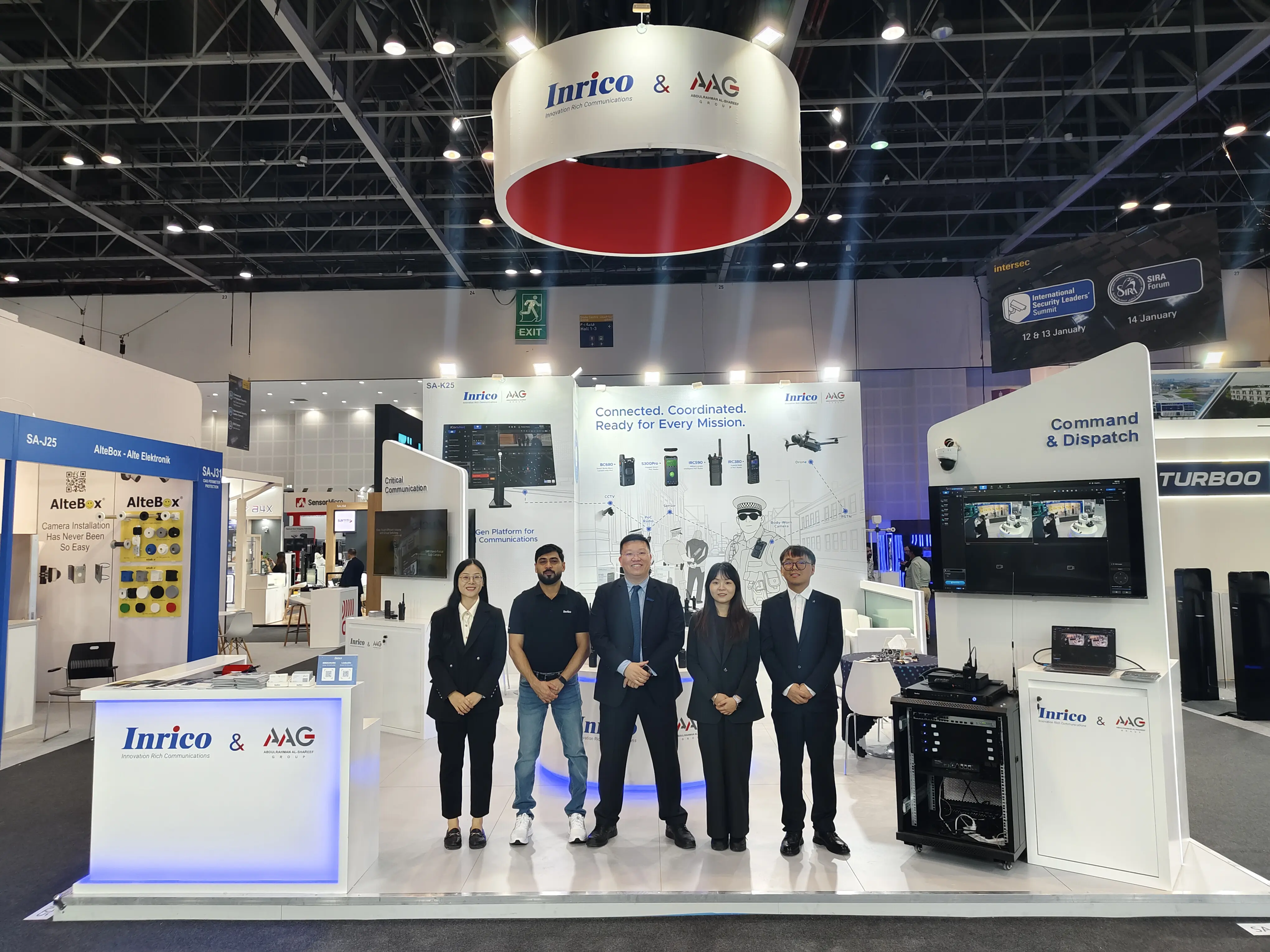 Inrico Showcases Smart Push-to-Talk Innovation and Mission-Critical Communication Solution at Intersec 2026